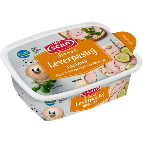 Leverpastej Bredbar 200g Scan