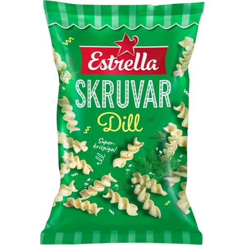 Snacks Dillskruvar 80g Estrella