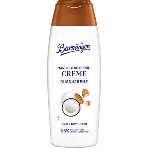 Duschkräm Mandel & Kokosnöt 250ml Barnängen