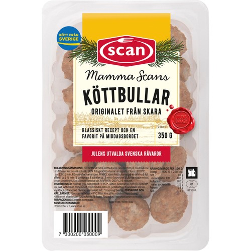 Köttbullar Mammas 350g Scan
