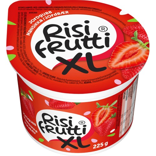 Mellanmål XL Jordgubb 225g RisiFrutti