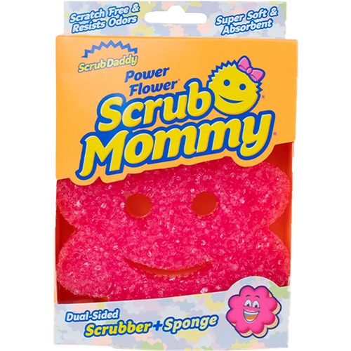 Scrub Mommy Power Flower Rosa