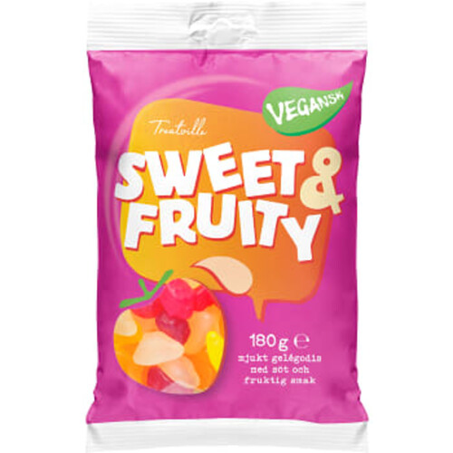 Gelégodis Sweet & Fruity Vegansk 180g Treatville