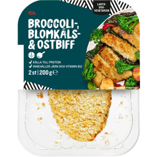 Broccoli & Blomkålsbiffar med ost 200g ICA