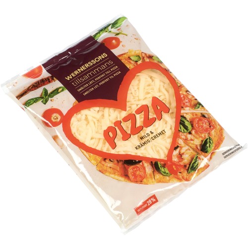 Pizzaost Riven 150g Wernerssons