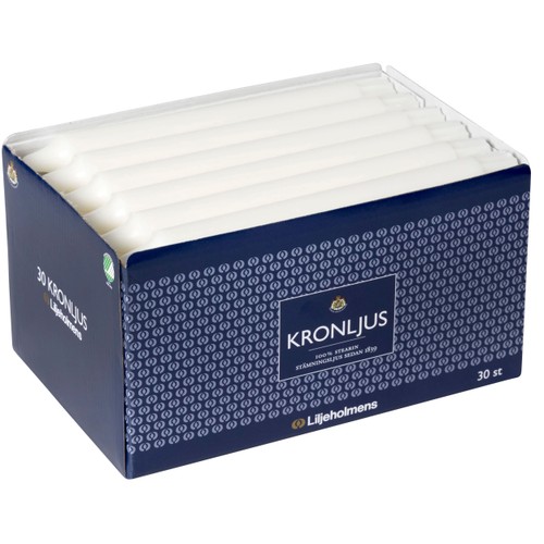 Kronljus Vit 30-p Liljeholmens