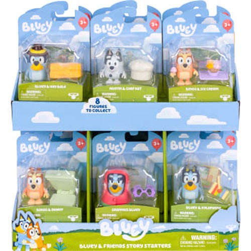 Figur 1-p Story Starter Bluey
