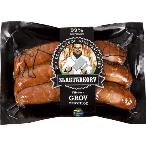 Filékorv Grov 270g Slaktarkorv