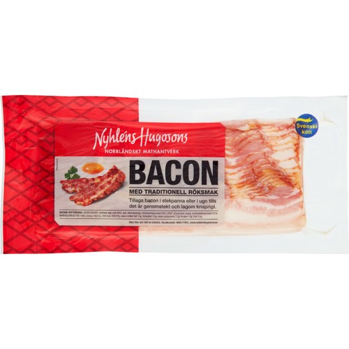 Bacon ca 270g Nyhléns Hugosons