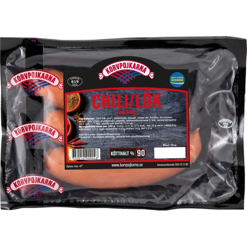 Kryddkorv Chili/Lök 240g Korvpojkarna