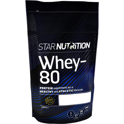 Proteinpulver Whey-80 Vanilla Pear 1kg Star Nutrition