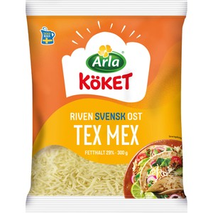 Riven ost Texmex 29% 300g Arla Köket