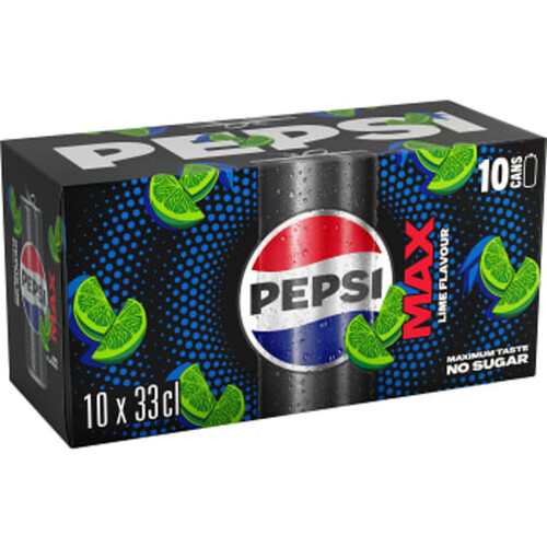 Läsk Pepsi Max Lime 33cl 10p Pepsi