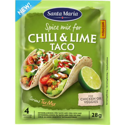 Spice Mix Chili Lime 28g Santa Maria