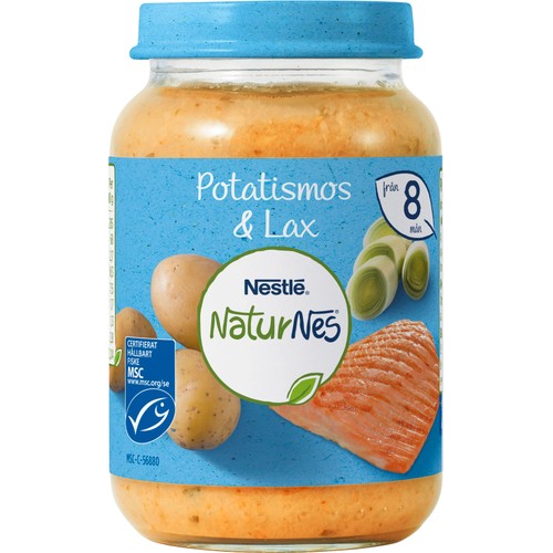 Potatismos & Lax Från 8m 190g NaturNes