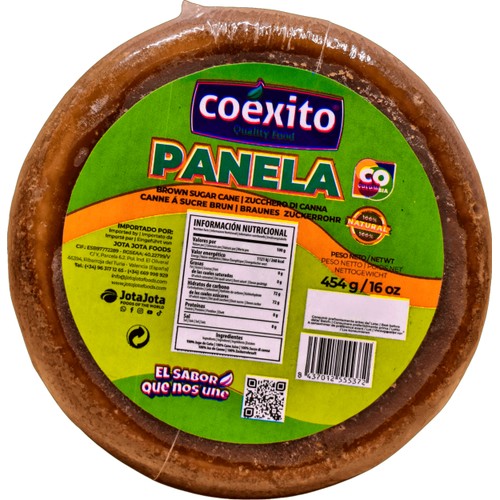 Rörsocker Brunt Panela 454g Coexito