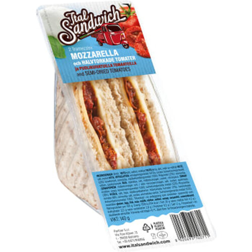 Sandwich Mozzarella & tomat 140g Italsandwich