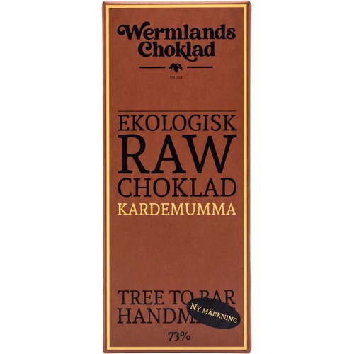 Rawchoklad Kardemumma Eko 50g Wermlands Choklad