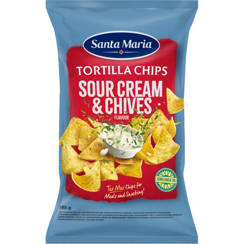 Tortilla Chips Sou 185g Santa Maria