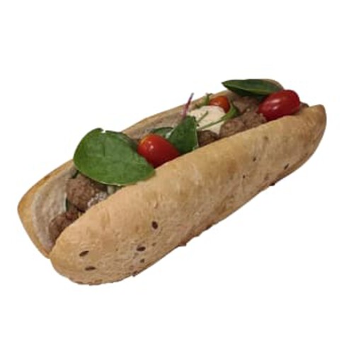 Köttbullsbaguette