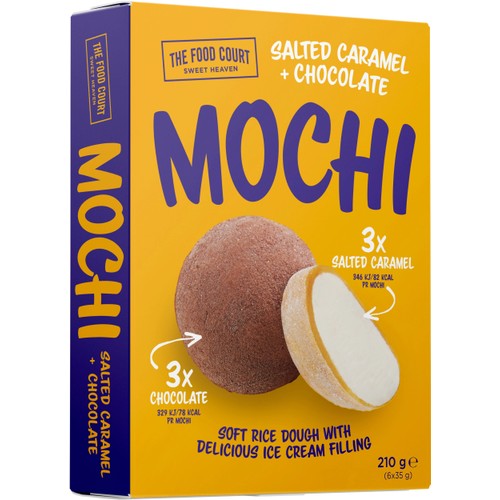 Mochi salted caramel & chocolate 6-p 210g The Food Court