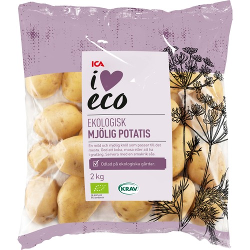 Potatis Mjölig Ekologisk 2kg Klass 2 I love