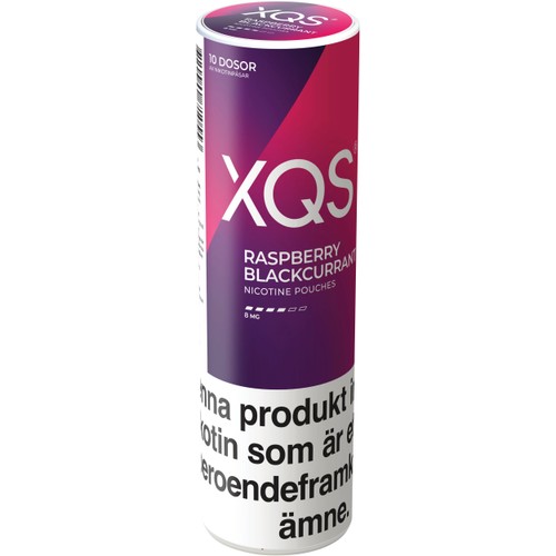 XQS Rasberry Blackcurrant 8mg Stock