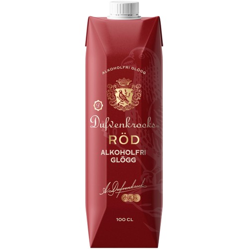 Glögg Röd Alkoholfri Tetra 1l Dufvenkrooks