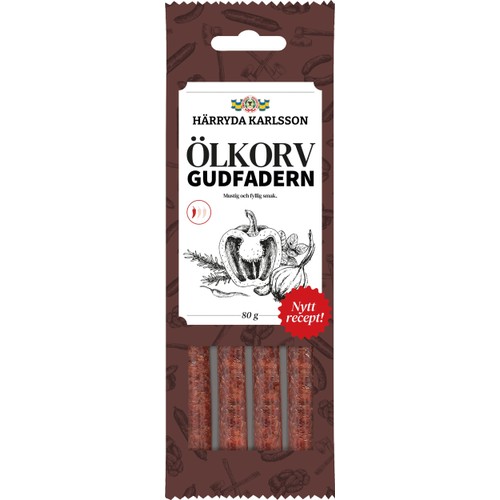 Ölkorv Gudfadern 80g Härryda Karlsson