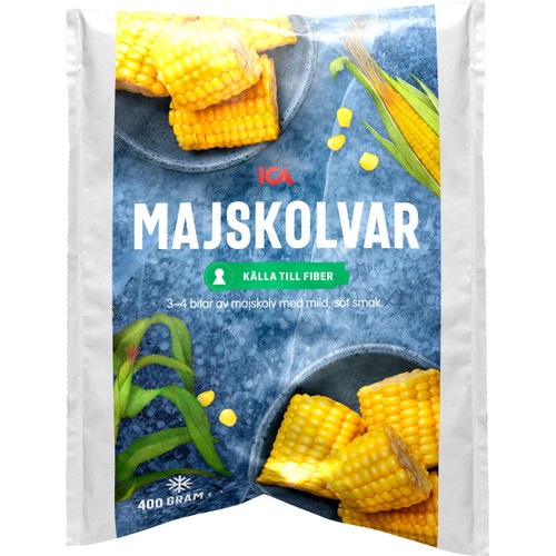 Majskolv i bit Fryst 400g  ICA