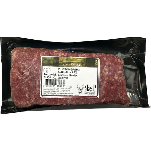 Vildsvinsfärs Fetthalt lägre än 15% ca 500g Åke P Fågel & Vilt