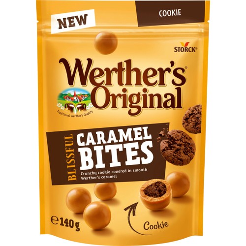 Godis Blissful Bites Chocolate Cookie 140g Werthers original