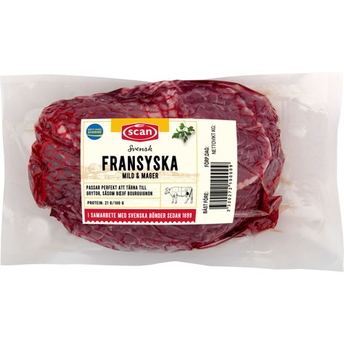 Nötstek Färsk av Fransyska ca 1,1kg Scan