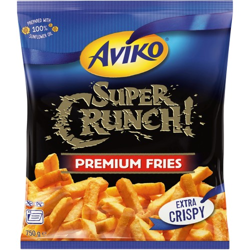 Super crunch premium fries 750g Aviko