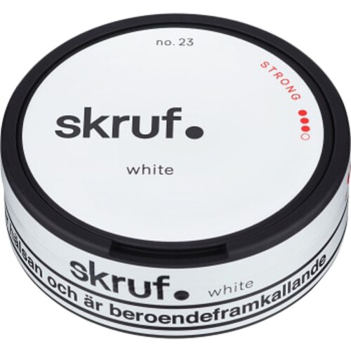 no.23 White Strong 21.6 Gram Skruf