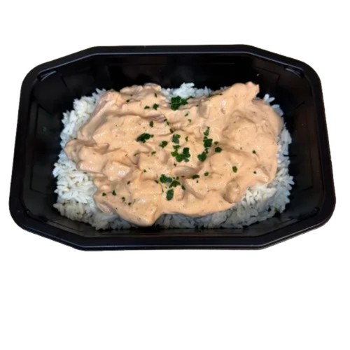 Korvstroganoff med ris