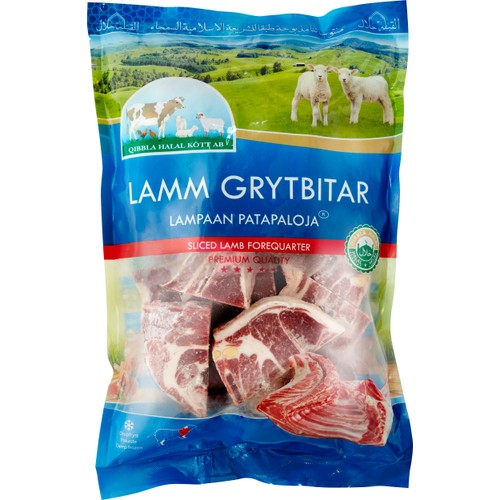 Lammgrytbitar ca 2400 Qibbla Halal