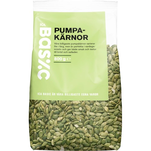 Pumpakärnor 800g ICA Basic