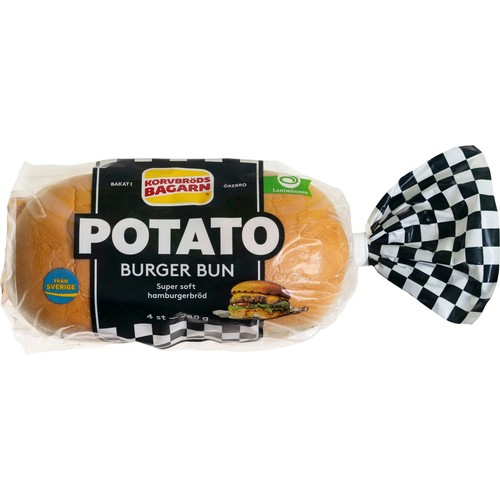 Potato Burger bun 280g Korvbrödsbagarn