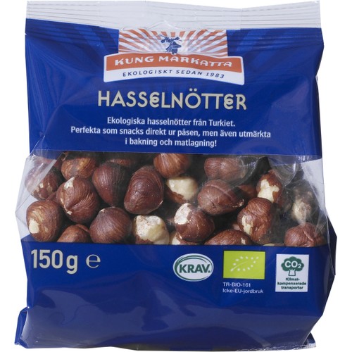 Hasselnötter 150g KRAV Kung Markatta