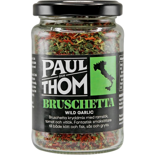 Kryddmix Bruschetta Wild Garlic 65g PAUL och THOM
