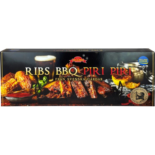 Ribs Färska BBQ Piri Piri 400g Jojjen