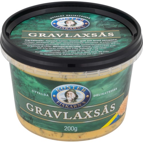 Gravlaxsås 200g Kosterfiskarn