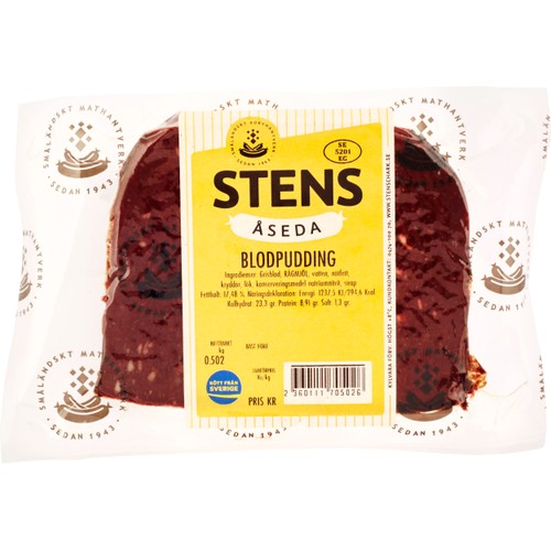 Blodpudding ca 500g Stens Åseda