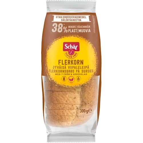 Färskt bröd Flerkorn glutenfritt 300g Schär