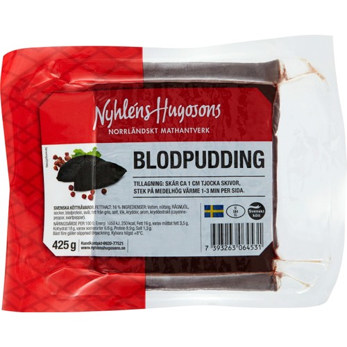 Blodpudding 425g Nyhléns Hugosons