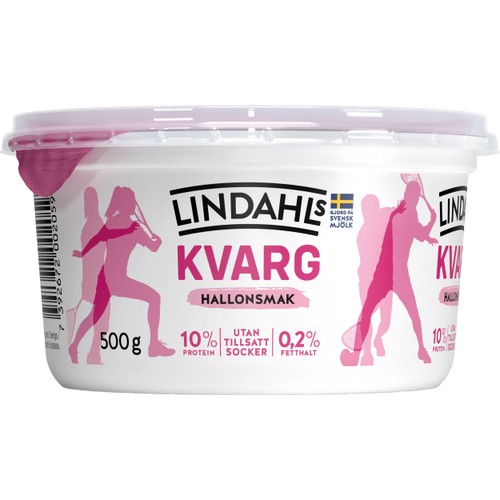 Kvarg Hallon 0,2% 500g Lindahls