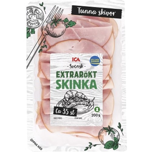 Skinka Extrarökt 200g ICA