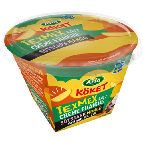 Lätt Crème Fraiche Sötstark Mango 11% 200ml Arla Köket®