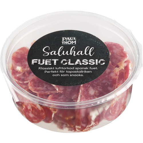 Fuet Classic Saluhall Lufttorkad Skivad 80g PAUL och THOM